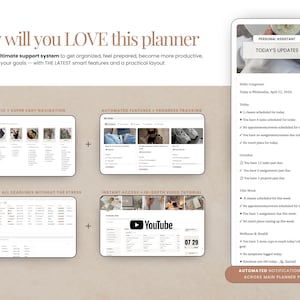 Aesthetic Student Planner Notion Template