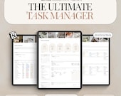 Task Tracker Notion Productivity Planner Task Management Notion Template Time Tracker Eisenhower Matrix Work Planner Business Planner