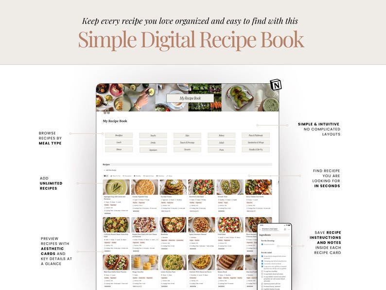 Recipe Book Notion Template