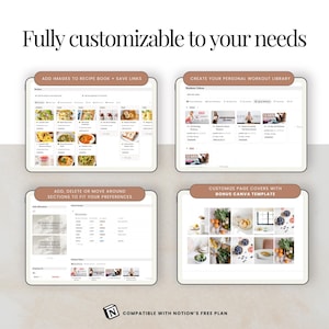 nutrition planner Notion