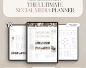 Social Media Content Planner Notion Template Content Creator Planner Content Calendar Social Media Manager Notion Content Planner