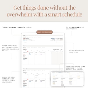 Daily planner Weekly planner Monthly planner Notion