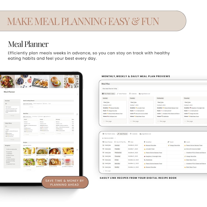 notion meal planner