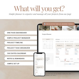 Notion project planner