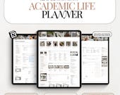 Academic Planner Notion Student Template All-In-One Student Life Planner University Planner College Planner Aesthetic Student Dashboard