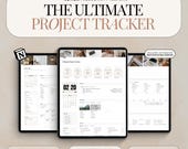 Notion Project Management Planner Task Tracker Project Tracker Productivity Notion Template Time Tracker Business and Work Planner