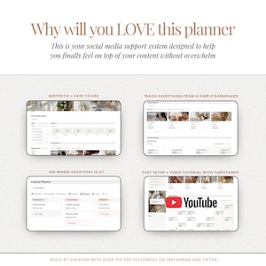 Simple social media marketing planner
