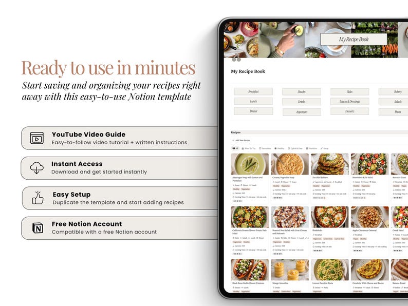 family recipe book template