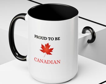 Tazza da caffè o da tè "Orgoglioso di essere canadese" - Orgoglio canadese
