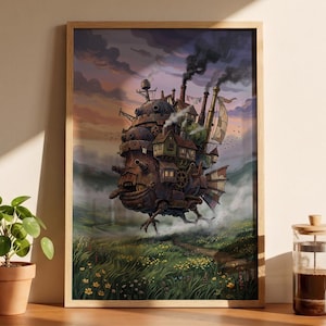 Howls Moving Castle Frame - Etsy
