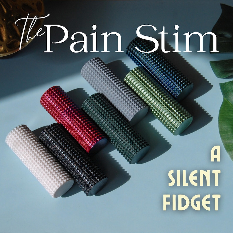 Spiky Fidget Toy Sensory Stick Tactile Sensation Handheld Design Textured Surface Anxiety Relief Tool Stress Management Aid Focus Helper Classroom Friendly Silent Operation Portable Size Therapy Support Device Mental Health Tool