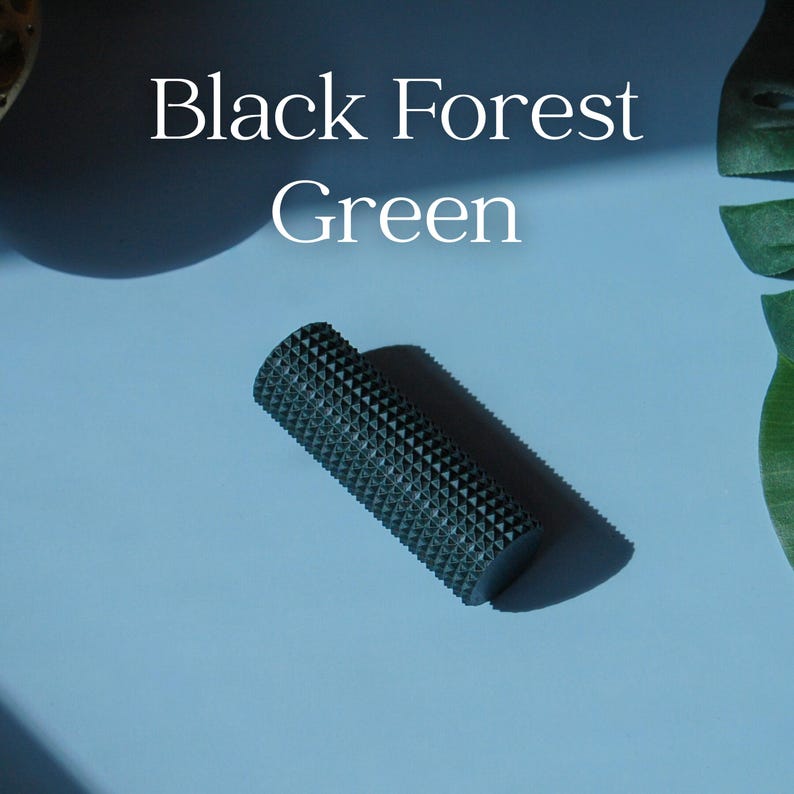 Pain Stim Silent Fidget Toy Sensory Stick for Anxiety Relief Stress Management ADHD Support Focus Aid Classroom Concentration Helper Black Forest Green