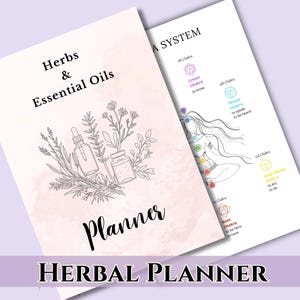 Materia Medica Planner • Herbalist A4 PDF • Printable Herb Study Planner