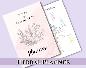 Materia Medica Planer • Herbalist A4 PDF • Printable Kräuterkunde Planer