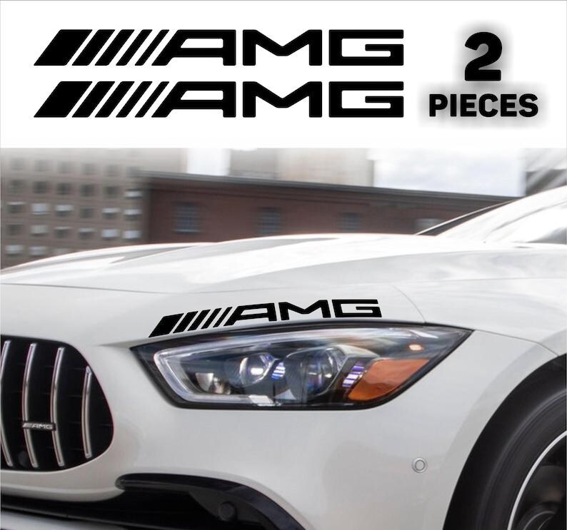 AMG Racing Decals for Mercedes: Performance Vinyl Stickers (11 Inches ...