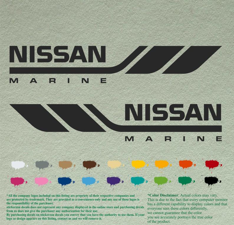 Autocollant Vintage 80's – Publicité Nissan Automotive – Fabriqué En Italie – Neuf
