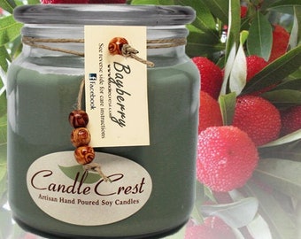 Bayberry Candles -  Christmas Scented Soy Candle Fragrance, Holiday Candles, Bayberry Scented Soy Candles