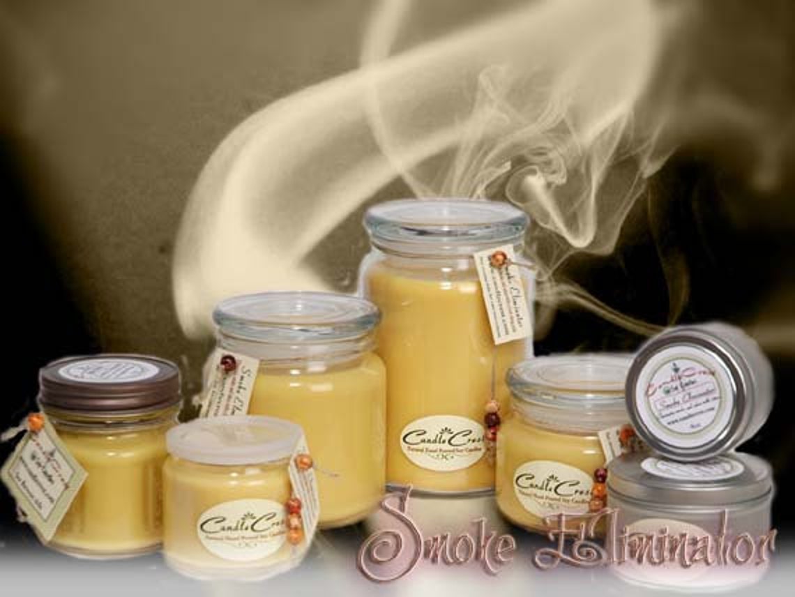 Smoke Eliminator Candles Smokers Candle Odor Remover Etsy