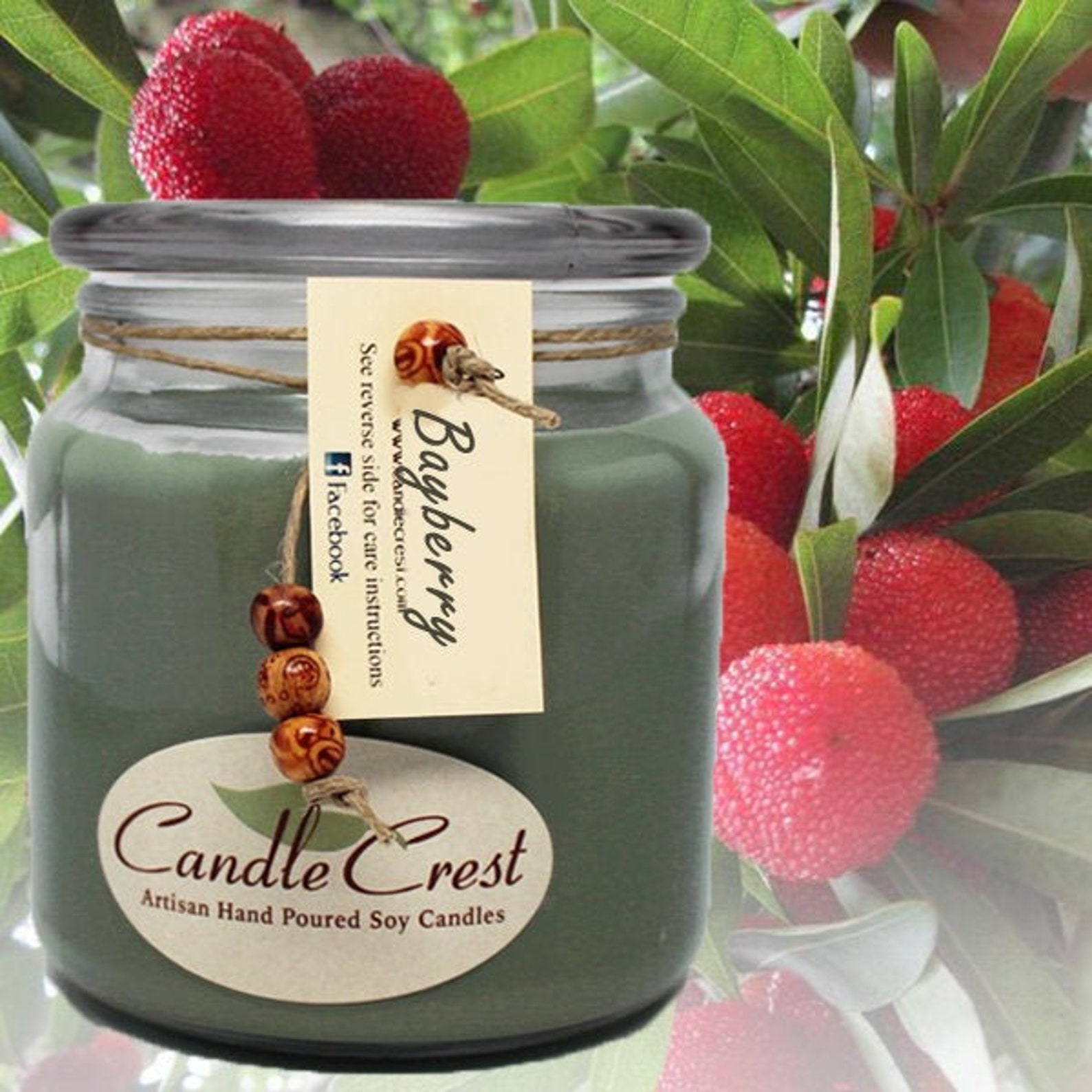 Bayberry Candles Christmas Scented Soy Candle Fragrance, Holiday