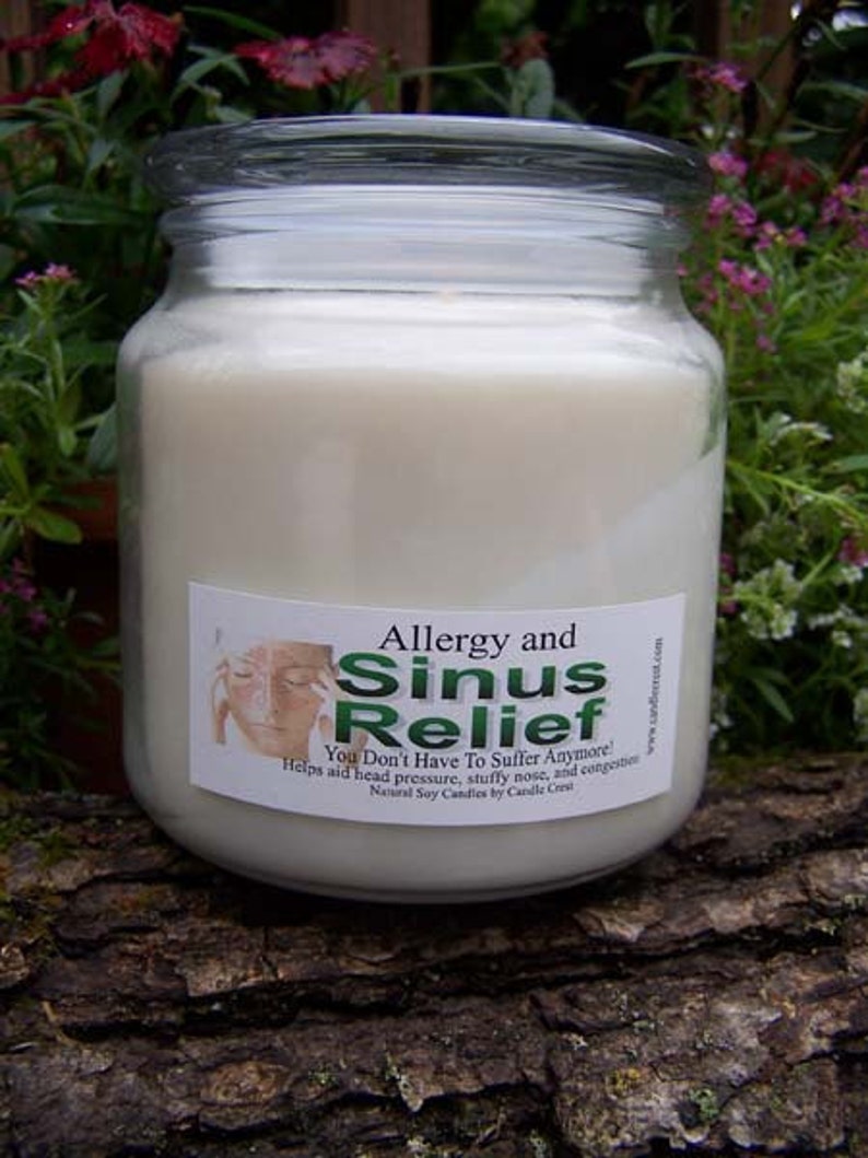 BEST SELLER Sinus and Allergy Relief Soy Candles Helps Etsy