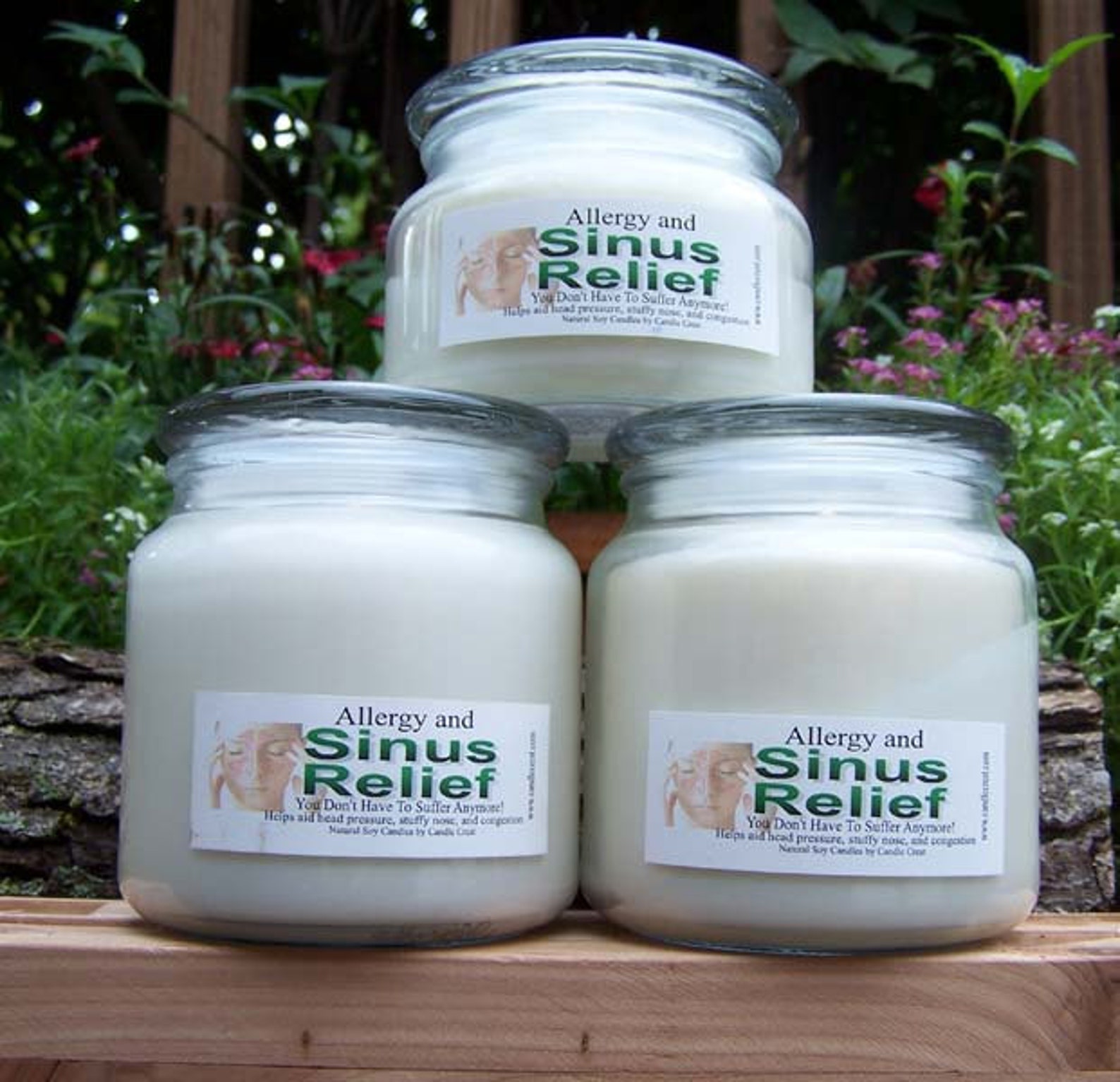 BEST SELLER Sinus and Allergy Relief Soy Candles Helps Etsy
