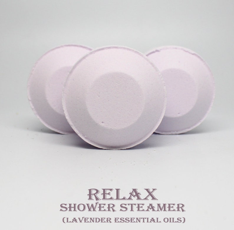 Lavender Shower Steamers Relaxing Shower Steamer 100 Etsy
