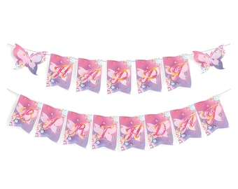 Schmetterling alles Gute zum Geburtstag Banner