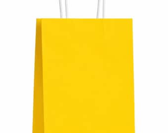 Kleine papieren cadeauzakjes met hengsels, 15 stuks