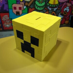 Creeper Piggy Bank – High-Quality 3D Print