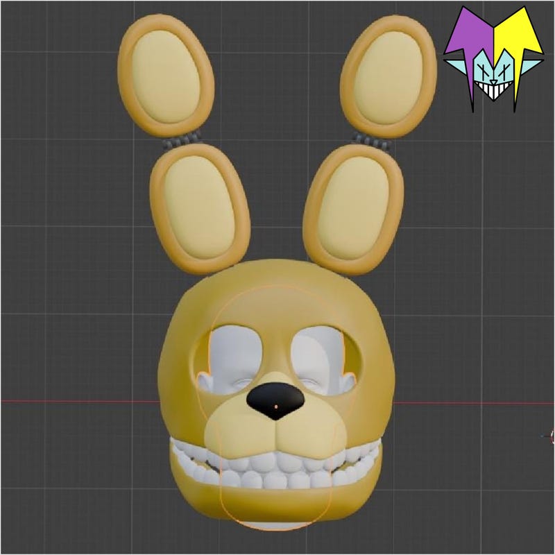 Spring Bonnie Mask Instructable Springbonnie Mask - Etsy