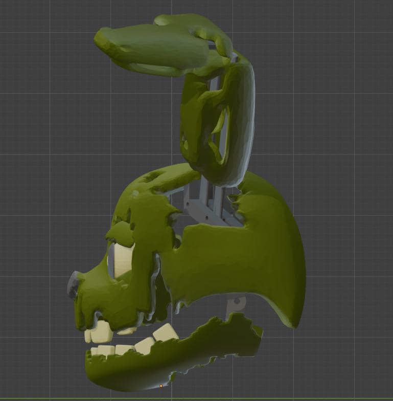 Springtrap Full Model FNAF Springtrap 3D MODEL File Cosplay Helmet (DIGITAL) - Etsy