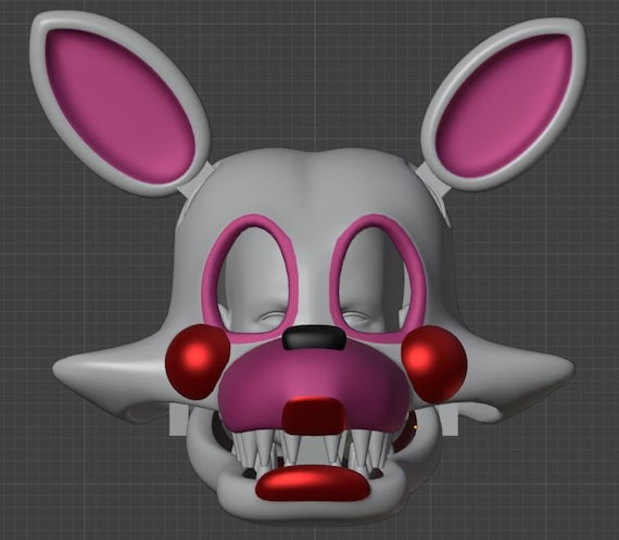 FNAF 2 Mangle 3D MODEL file cosplay mask (DIGITAL)