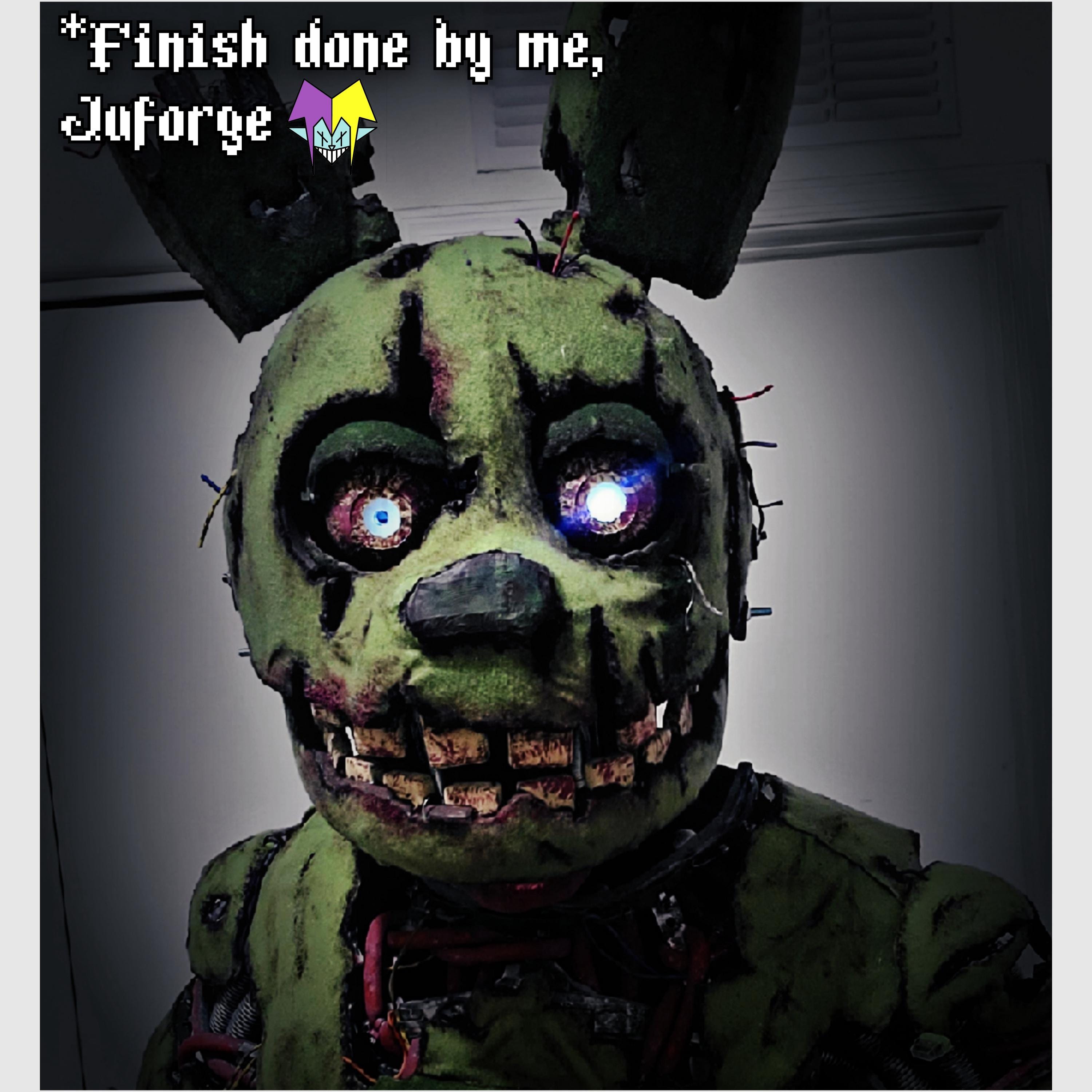 Spring Stage Fnaf Model FNAF Springtrap 3D MODEL File Cosplay Helmet (DIGITAL) - Etsy