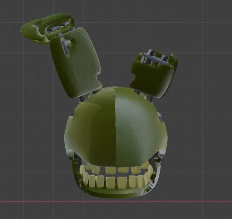 Springtrap Helmet FNAF Springtrap 3D MODEL File Cosplay Helmet (DIGITAL) - Etsy