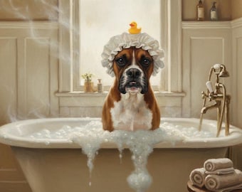 Tierportrait in Wanne – Hunde- oder Katzenportrait im Leinwandstil