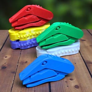 6pc Locking Dino Chip Clip Set | Improved Design | Made in Detroit | Dino-Clip