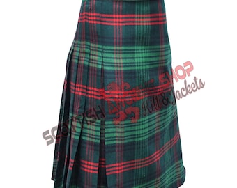 Women’s Handmade Ross Hunting Modern Tartan Maxi Skirt for Women - Floor Length Tartan Hostess Skirt - Tartan Kilted Ladies Skirt