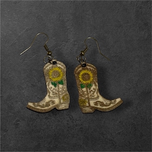 Cowgirl Stiefel Ohrringe