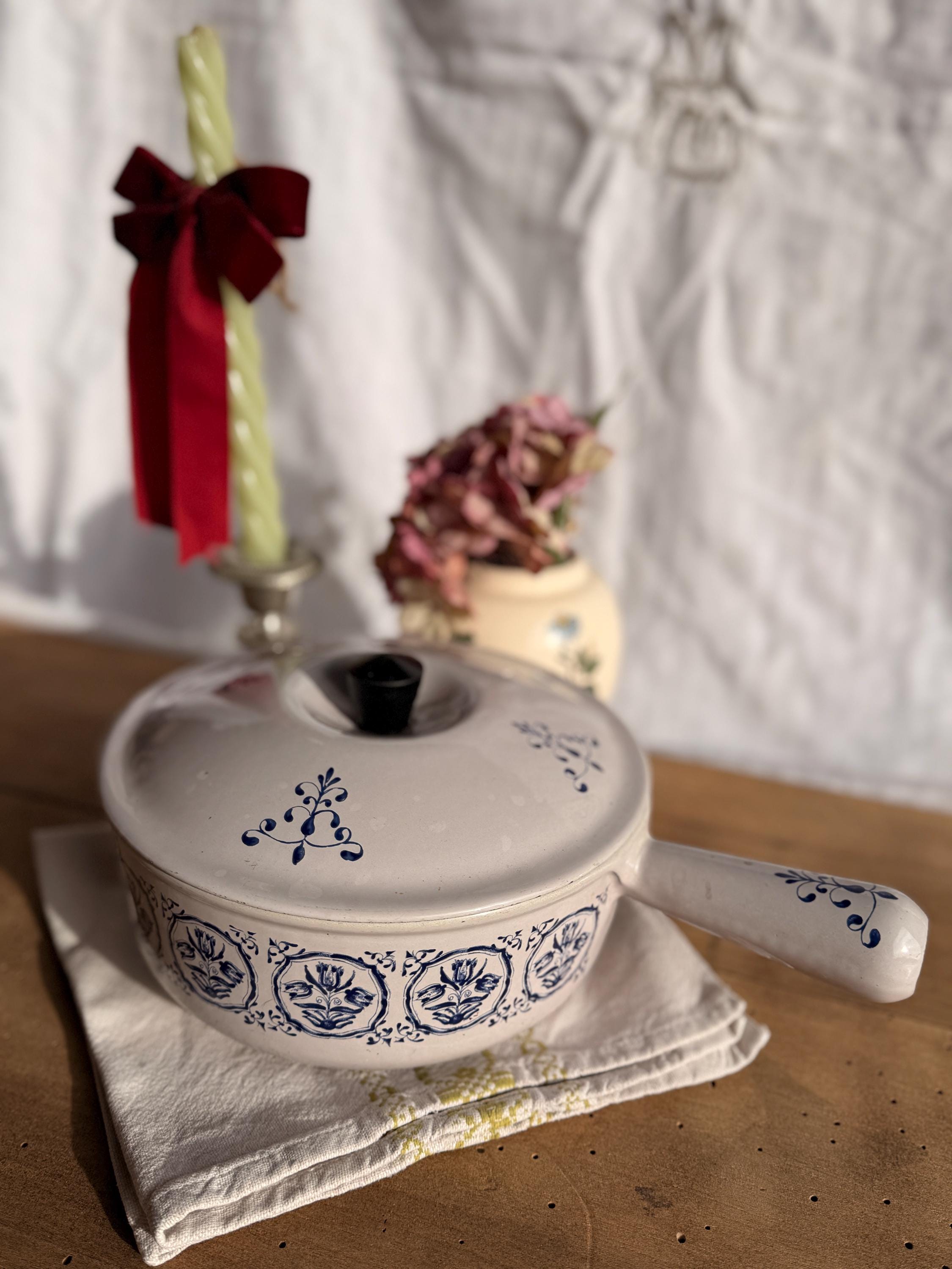 Casserole Décorative En Métal 24cm - Décoration Murale Vintage - Vimoutiers France