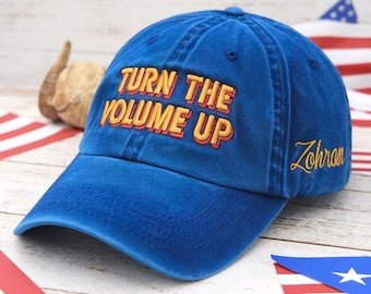 Sombrero bordado para subir el volumen, gorra del nuevo alcalde Zohran, NYC 2026, Zohran para Nueva York, sombrero progresista, sombrero de alcalde Mamdani, gorra liberal