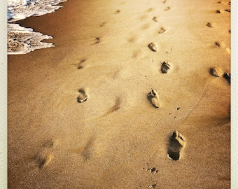 Huellas en la arena