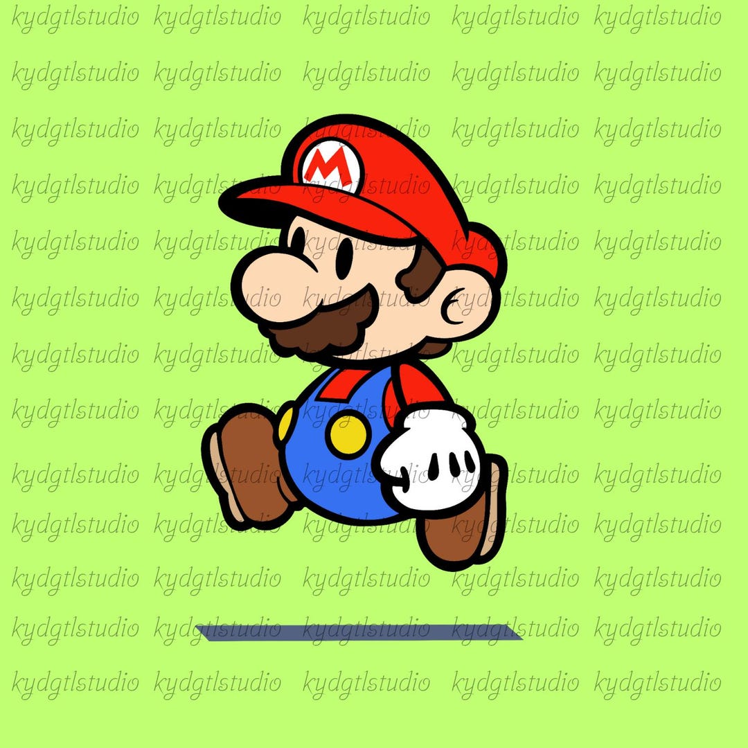 Super Mario Png, Super Mario Clipart, Printable Mario Png, Digital ...
