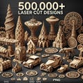 500,000+ Laser Cut Designs Bundle (svg, dxf, ai, pdf Files - Digital Download)