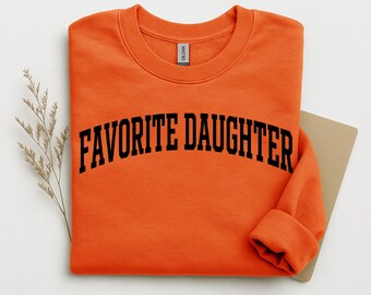 Favorite Shirt, Funny Daughter In Law Gift, Varsity Style Tee, Collegiate Lettering T-Shirt,  Birthday Gift Idea, Family Reunion Outfit