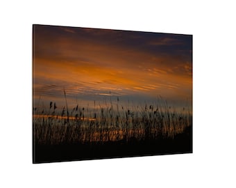 Impression sur toile Art mural paysage de marais côtier de la baie de San Francisco Sunrise Impression sur toile