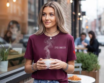 Personalized Couple Sweatshirts-Custom Roman Numerals Tshirts-Roman Numeral Hoodies-Customized Shirts-Personalized Shirts