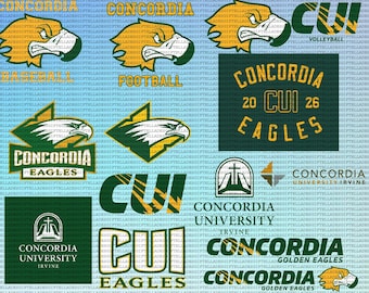 Concordia Universität SVG, Leichtathletik, Irvine Golden Eagles SVG, Fußball, College, Cricut, CUI, Sofort Download.
