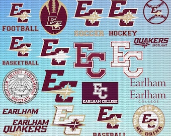 Grafham College SVG, Leichtathletik, Quäker SVG, Universität, Cricut, Fußball, EC, Instant Download.