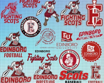 Edinboro Universität SVG, College, Leichtathletik, Kampf gegen Schotten SVG, Fußball, Cricut, Sofort Download.