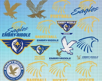 Embry Riddle University SVG, Athletics, Eagles SVG, Arizona, College, Cricut, Football, Instant Download.